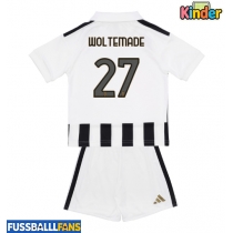 Juventus Nick Woltemade #27 Heimtrikotsatz Kinder 2026-27 Kurzarm (+ Kurze Hosen)